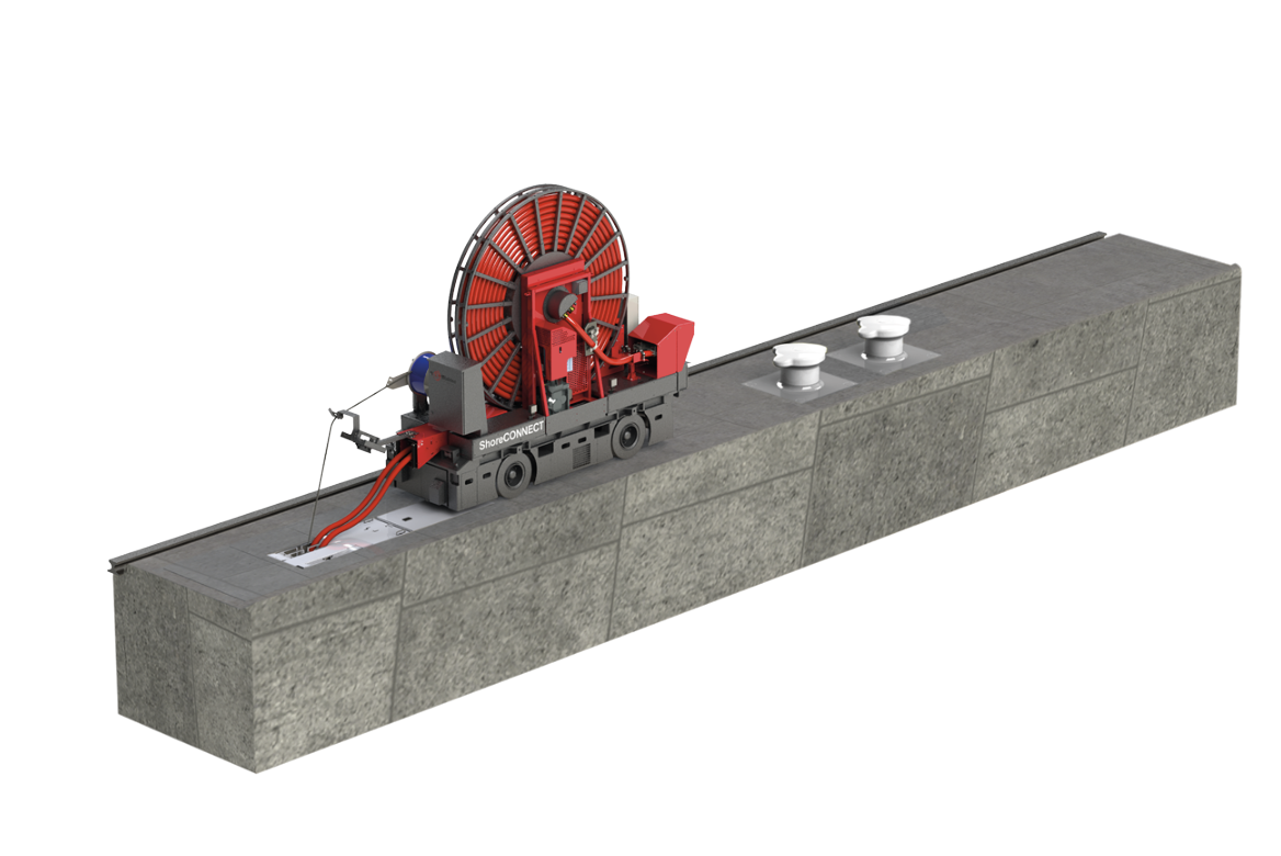 QuayMotion Reel steerable on the quay