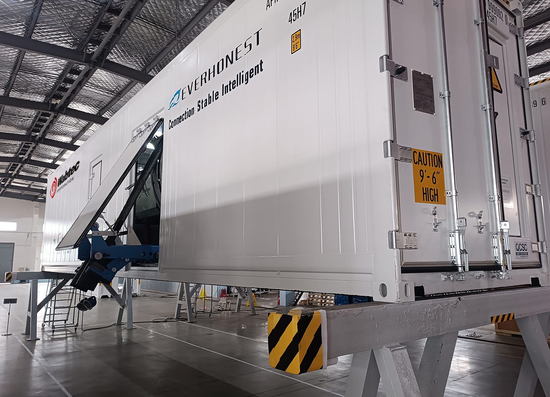 Warehouse installation interior